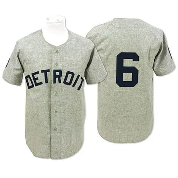 Al Kaline Men's Detroit Tigers Replica 1968 Throwback Jersey - Grey