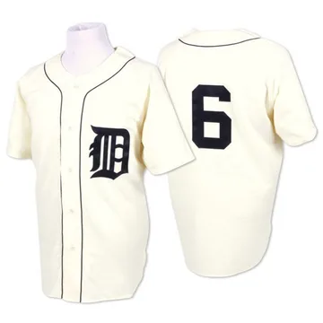 Al Kaline Men's Detroit Tigers Replica Throwback Jersey - White