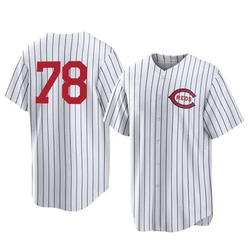 Alan Busenitz Men's Cincinnati Reds Replica 2022 Field Of Dreams Jersey - White