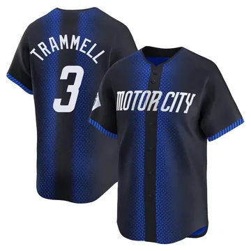 Alan Trammell Men's Detroit Tigers Limited 2024 City Connect Jersey - Blue