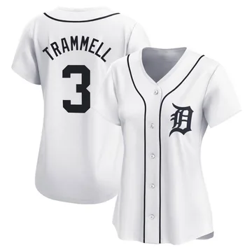 Alan Trammell Women's Detroit Tigers Limited Home Jersey - White