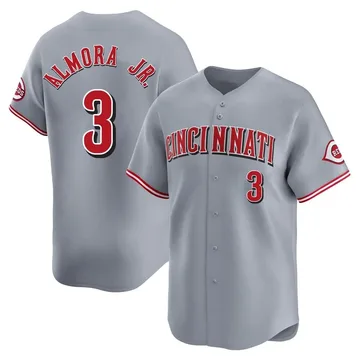 Albert Almora Jr. Men's Cincinnati Reds Limited Away Jersey - Gray