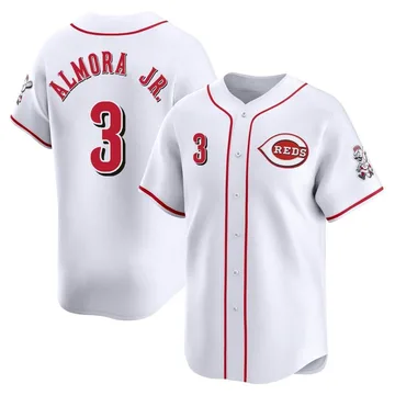 Albert Almora Jr. Men's Cincinnati Reds Limited Home Jersey - White