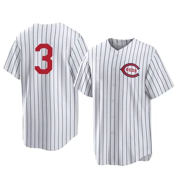 Albert Almora Jr. Men's Cincinnati Reds Replica 2022 Field Of Dreams Jersey - White