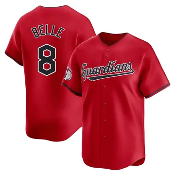 Albert Belle Men's Cleveland Guardians Limited Alternate Jersey - Red