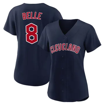 Albert Belle Women's Cleveland Guardians Authentic Alternate Jersey - Navy