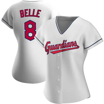 Albert Belle Women's Cleveland Guardians Authentic Home Jersey - White