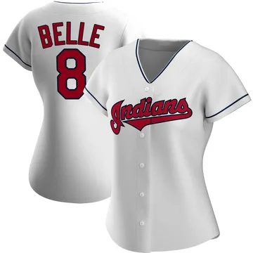 Albert Belle Women's Cleveland Guardians Authentic Home Jersey - White