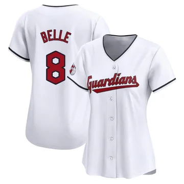 Albert Belle Women's Cleveland Guardians Limited Home Jersey - White