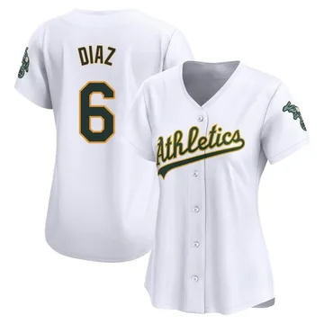 Aledmys Diaz Women's Oakland Athletics Limited Home Jersey - White