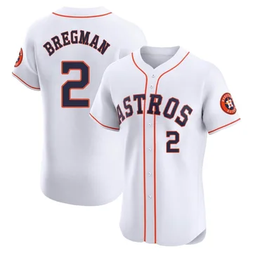 Alex Bregman Men's Houston Astros Elite Home Jersey - White