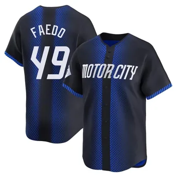 Alex Faedo Men's Detroit Tigers Limited 2024 City Connect Jersey - Blue