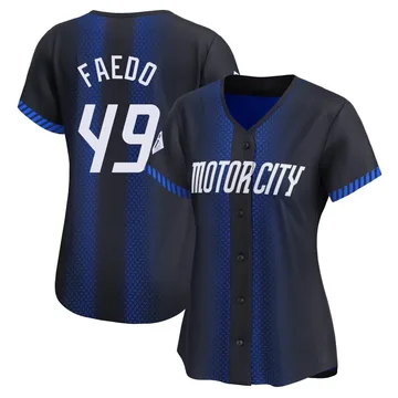 Alex Faedo Women's Detroit Tigers Limited 2024 City Connect Jersey - Blue