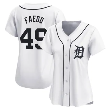 Alex Faedo Women's Detroit Tigers Limited Home Jersey - White