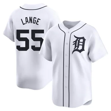 Alex Lange Men's Detroit Tigers Limited Home Jersey - White