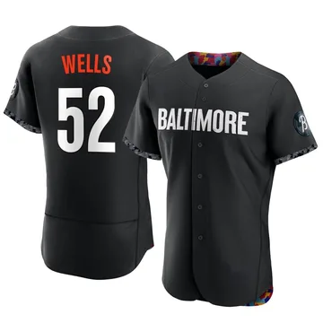 Alexander Wells Men's Baltimore Orioles Authentic 2023 City Connect Jersey - Black