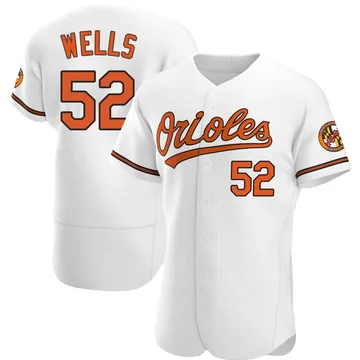 Alexander Wells Men's Baltimore Orioles Authentic Home Jersey - White