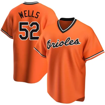 Alexander Wells Men's Baltimore Orioles Replica Alternate Cooperstown Collection Jersey - Orange