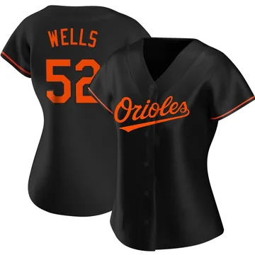 Alexander Wells Women's Baltimore Orioles Authentic Alternate Jersey - Black