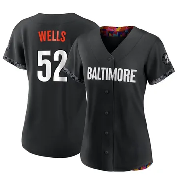 Alexander Wells Women's Baltimore Orioles Replica 2023 City Connect Jersey - Black