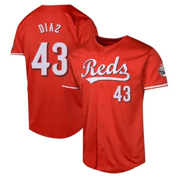 Alexis Diaz Men's Cincinnati Reds Limited Alternate Jersey - Red