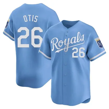 Amos Otis Youth Kansas City Royals Limited Alternate Jersey - Light Blue