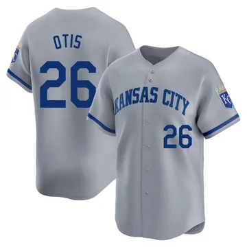 Amos Otis Youth Kansas City Royals Limited Away Jersey - Gray