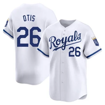 Amos Otis Youth Kansas City Royals Limited Home Jersey - White