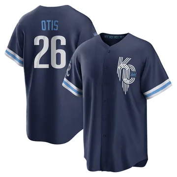 Amos Otis Youth Kansas City Royals Replica 2022 City Connect Jersey - Navy