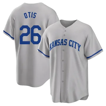 Amos Otis Youth Kansas City Royals Replica 2022 Road Jersey - Gray