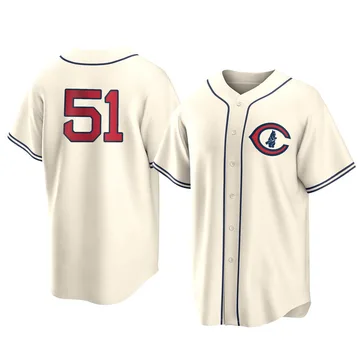 Anderson Espinoza Men's Chicago Cubs Replica 2022 Field Of Dreams Jersey - Cream