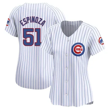 Anderson Espinoza Women's Chicago Cubs Limited Home Jersey - White