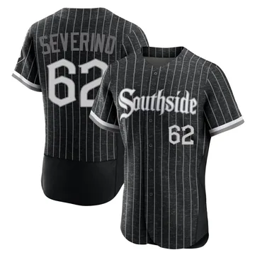 Anderson Severino Men's Chicago White Sox Authentic 2021 City Connect Jersey - Black