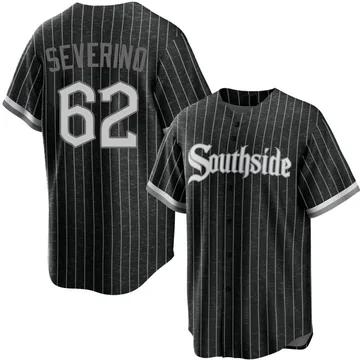 Anderson Severino Men's Chicago White Sox Replica 2021 City Connect Jersey - Black