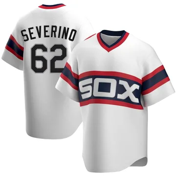 Anderson Severino Men's Chicago White Sox Replica Cooperstown Collection Jersey - White