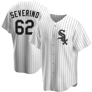 Anderson Severino Men's Chicago White Sox Replica Home Jersey - White