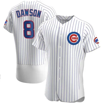 Andre Dawson Men's Chicago Cubs Authentic Home Jersey - White