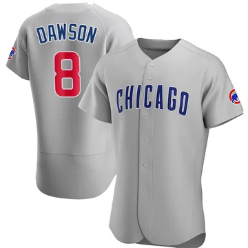 Andre Dawson Men's Chicago Cubs Authentic Road Jersey - Gray