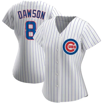 Andre Dawson Women's Chicago Cubs Authentic Home Jersey - White