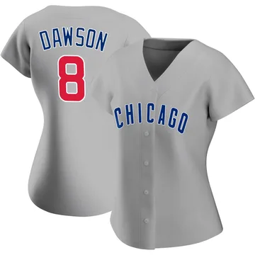 Andre Dawson Women's Chicago Cubs Authentic Road Jersey - Gray