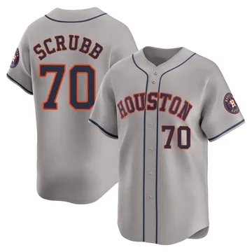 Andre Scrubb Men's Houston Astros Limited Away Jersey - Gray