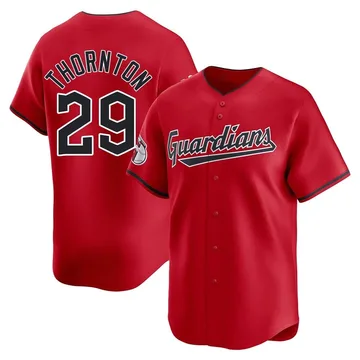 Andre Thornton Men's Cleveland Guardians Limited Alternate Jersey - Red