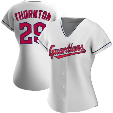 Andre Thornton Women's Cleveland Guardians Authentic Home Jersey - White