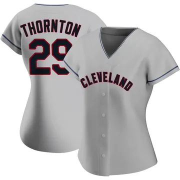 Andre Thornton Women's Cleveland Guardians Authentic Road Jersey - Gray