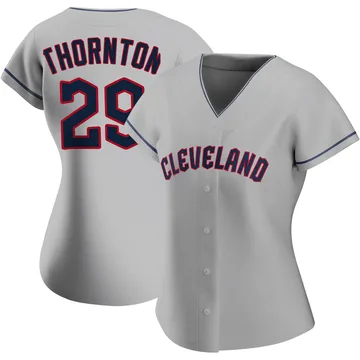 Andre Thornton Women's Cleveland Guardians Authentic Road Jersey - Gray