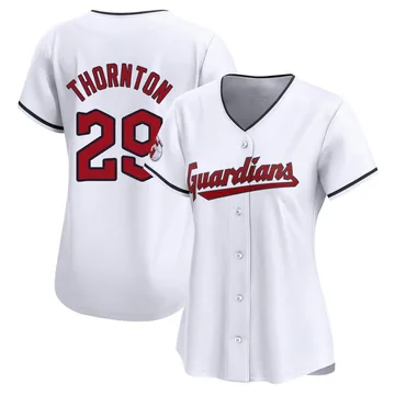 Andre Thornton Women's Cleveland Guardians Limited Home Jersey - White