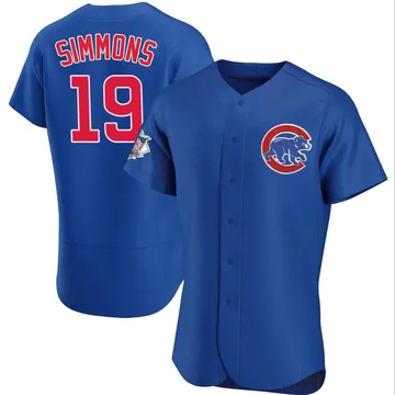 Andrelton Simmons Men's Chicago Cubs Authentic Alternate Jersey - Royal