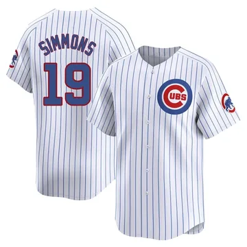 Andrelton Simmons Men's Chicago Cubs Limited Home Jersey - White