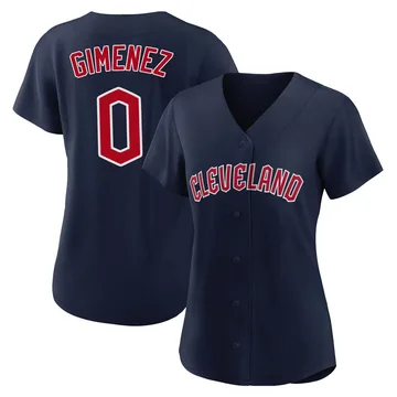 Andres Gimenez Women's Cleveland Guardians Authentic Alternate Jersey - Navy