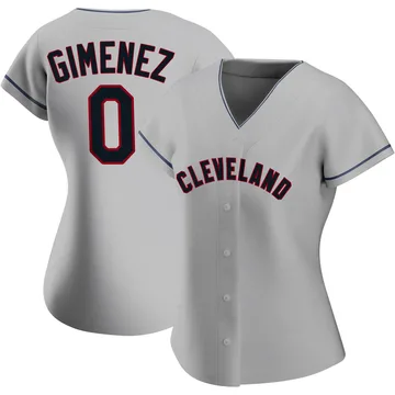 Andres Gimenez Women's Cleveland Guardians Authentic Road Jersey - Gray